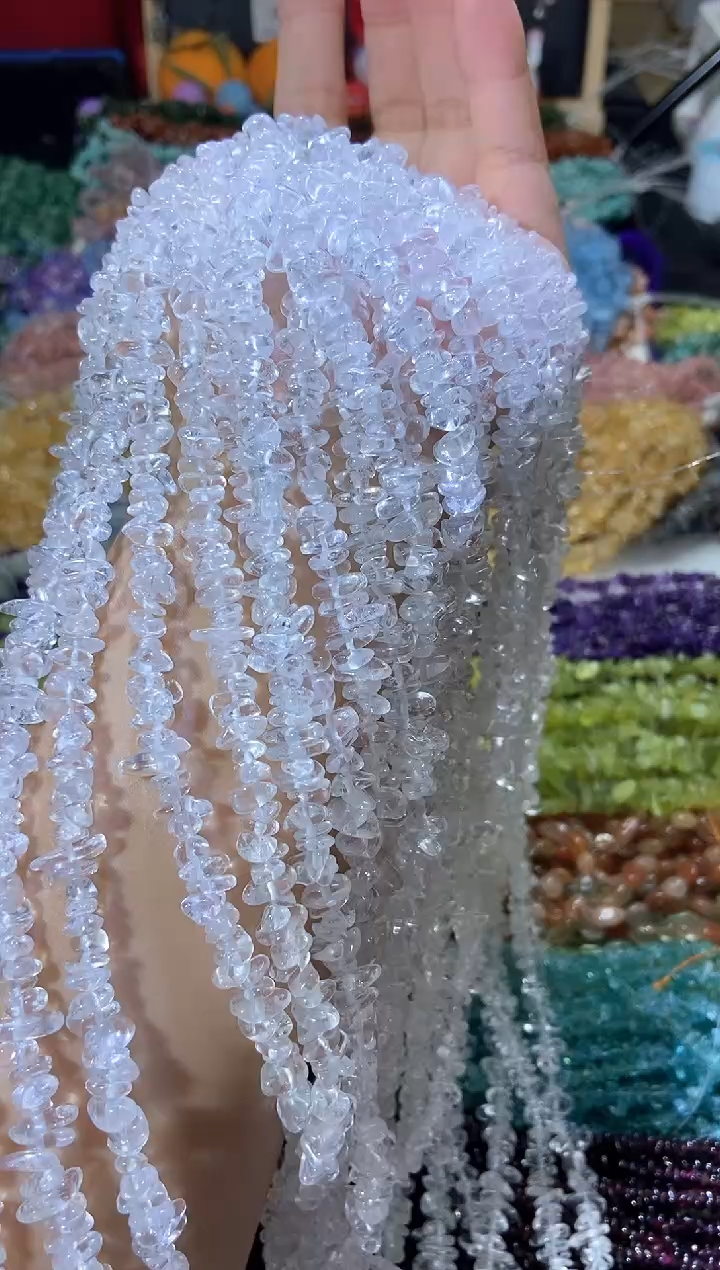水晶珠宝半成品未镶嵌白水晶