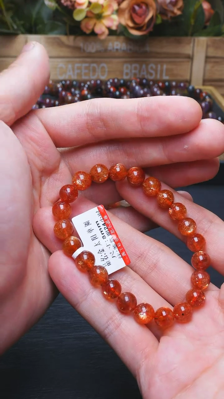 【闪购商品】长石L006金太阳单圈8mm未镶嵌多样性发其一