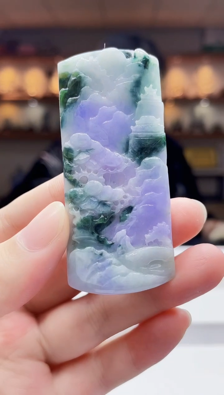 未镶嵌定制翡翠吊坠43