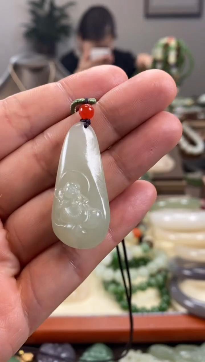 【闪购商品】和田玉颈饰未镶嵌佛公
