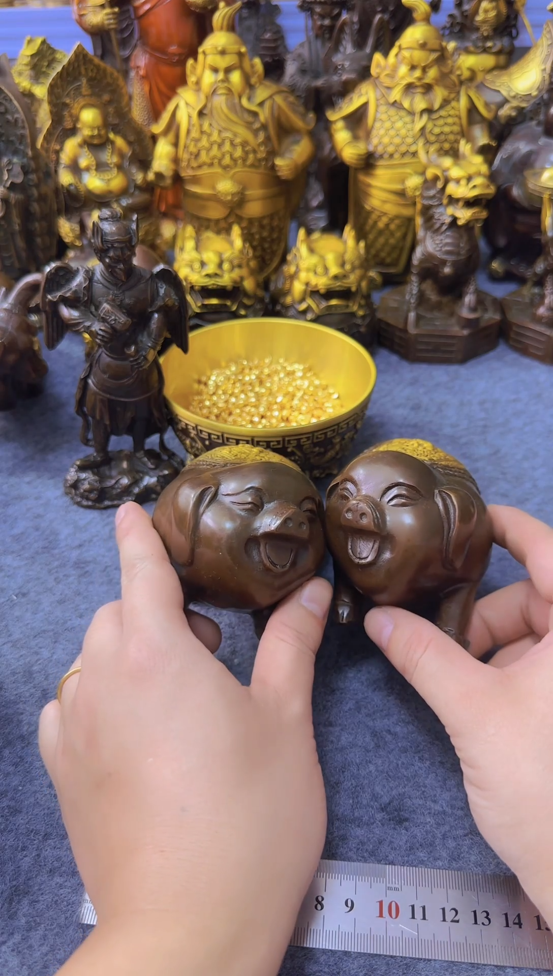 老黄黄铜摆件装饰品