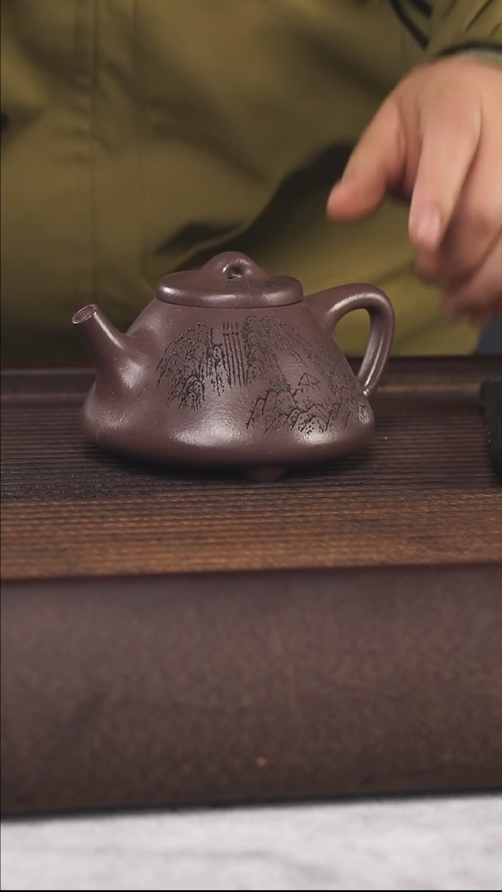 【闪购商品】紫砂茶壶240cc顾氏手工紫砂