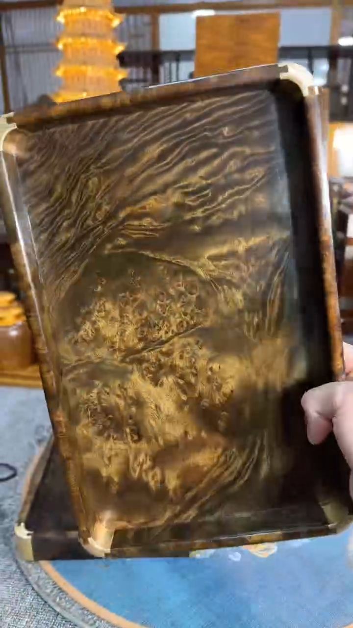 【闪购商品】乌木类成套家具阴沉托盘  s15