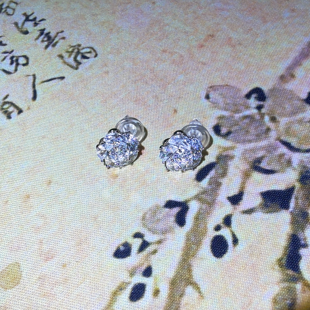 [南非甄选】 NFZX 高端定制 LC-1396 DIY套链【玫瑰旋转耳钉