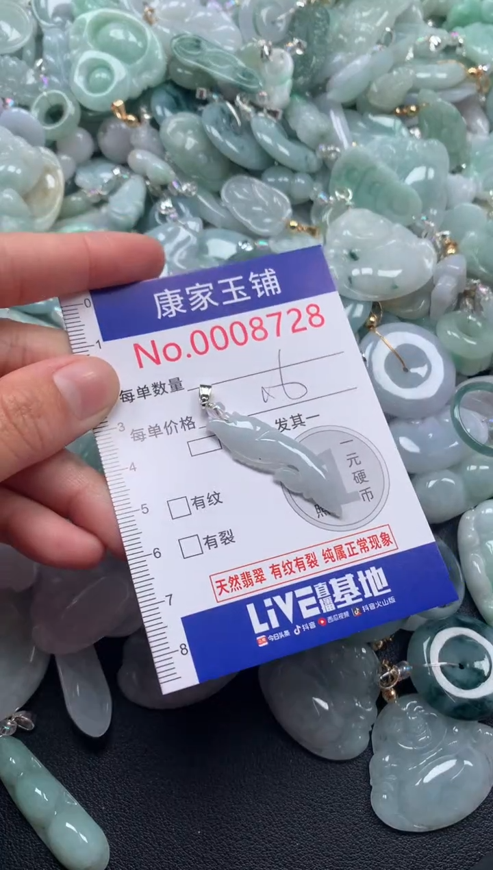 颈饰未镶嵌翡翠8728