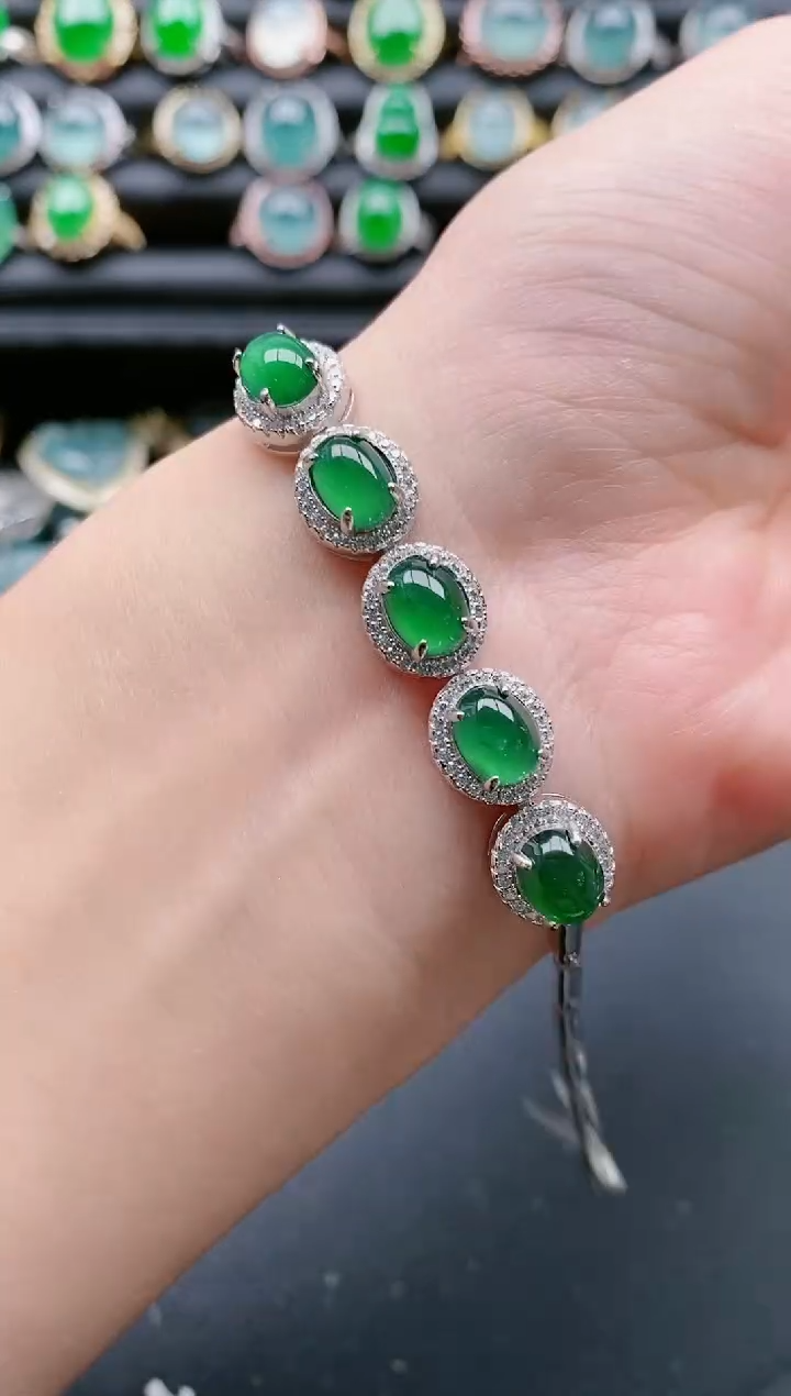 【闪购商品】翡翠戒指银S925镶嵌11111111