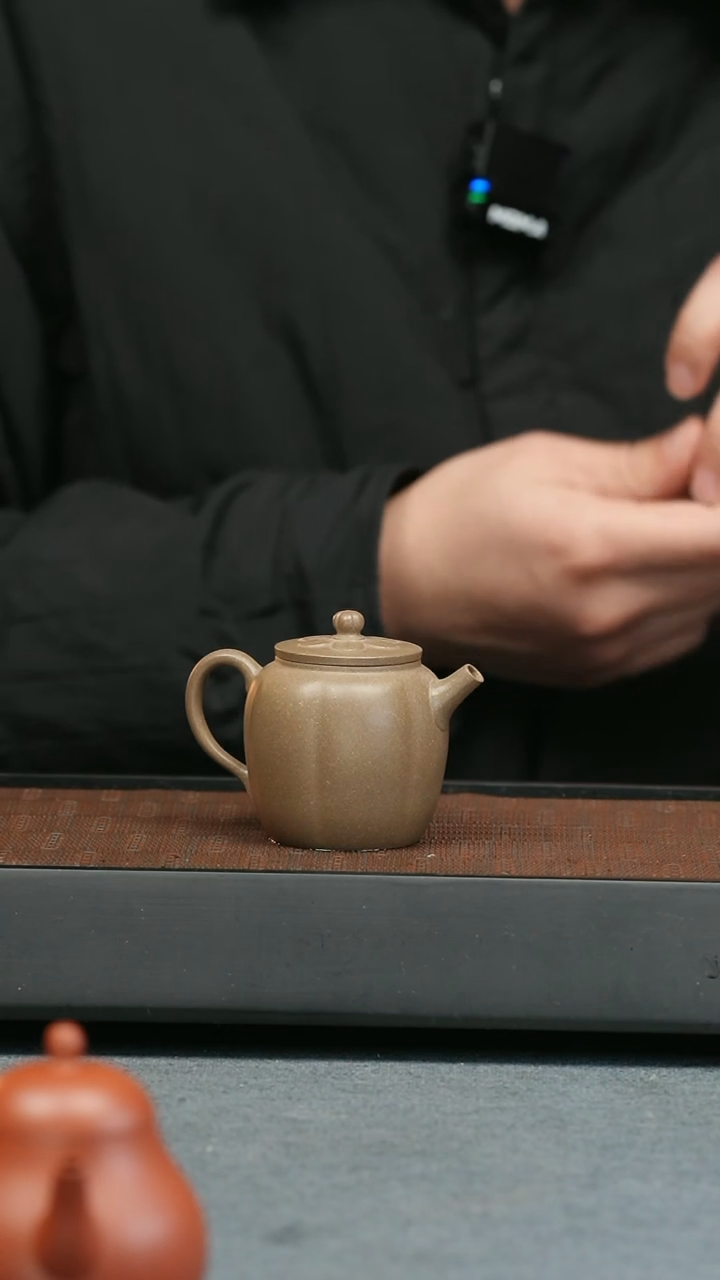 【闪购商品】紫砂茶壶五堂 高莲蒲90cc