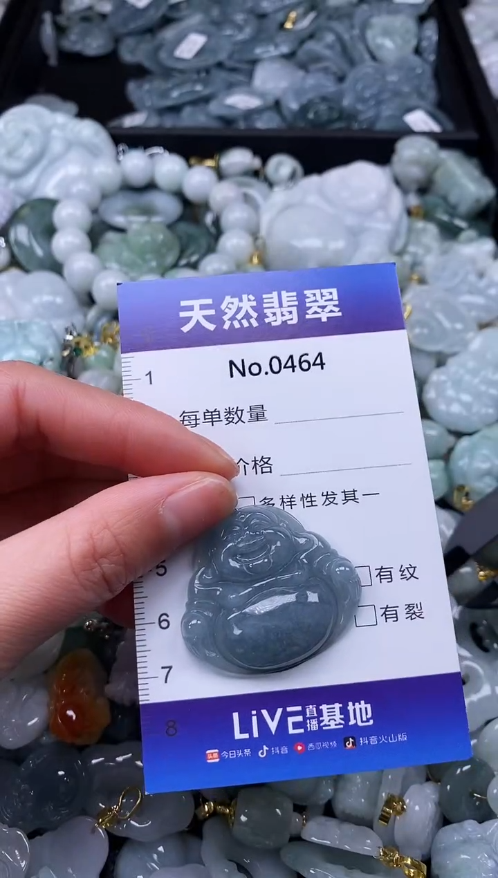 【闪购商品】翡翠颈饰未镶嵌缅甸A货翡翠0464