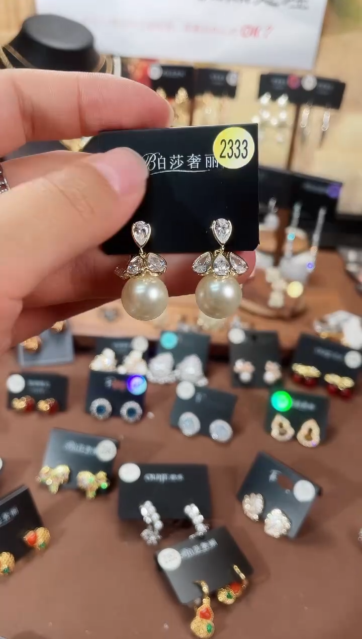 合金925银锆石柏2333