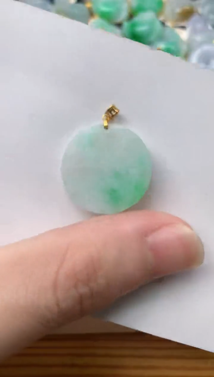 【闪购商品】翡翠颈饰18K金镶嵌2...........