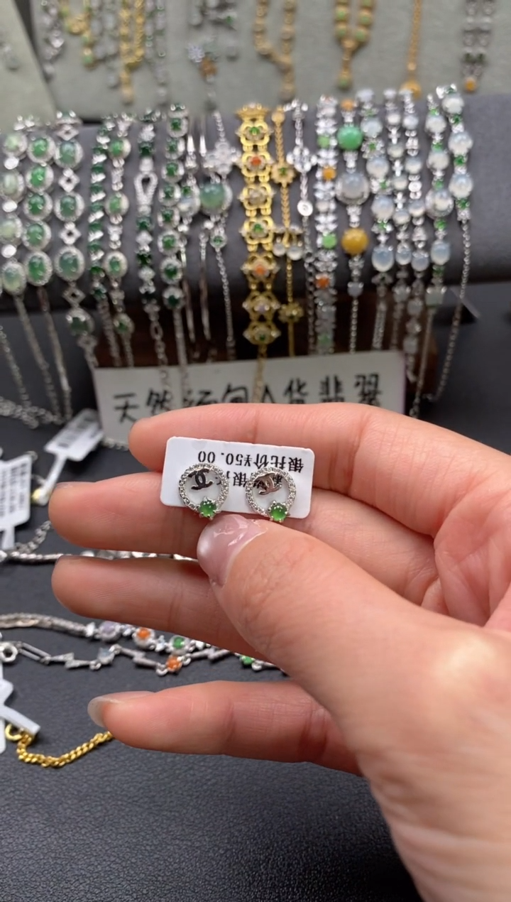 【闪购商品】翡翠戒指银S925镶嵌11111--1