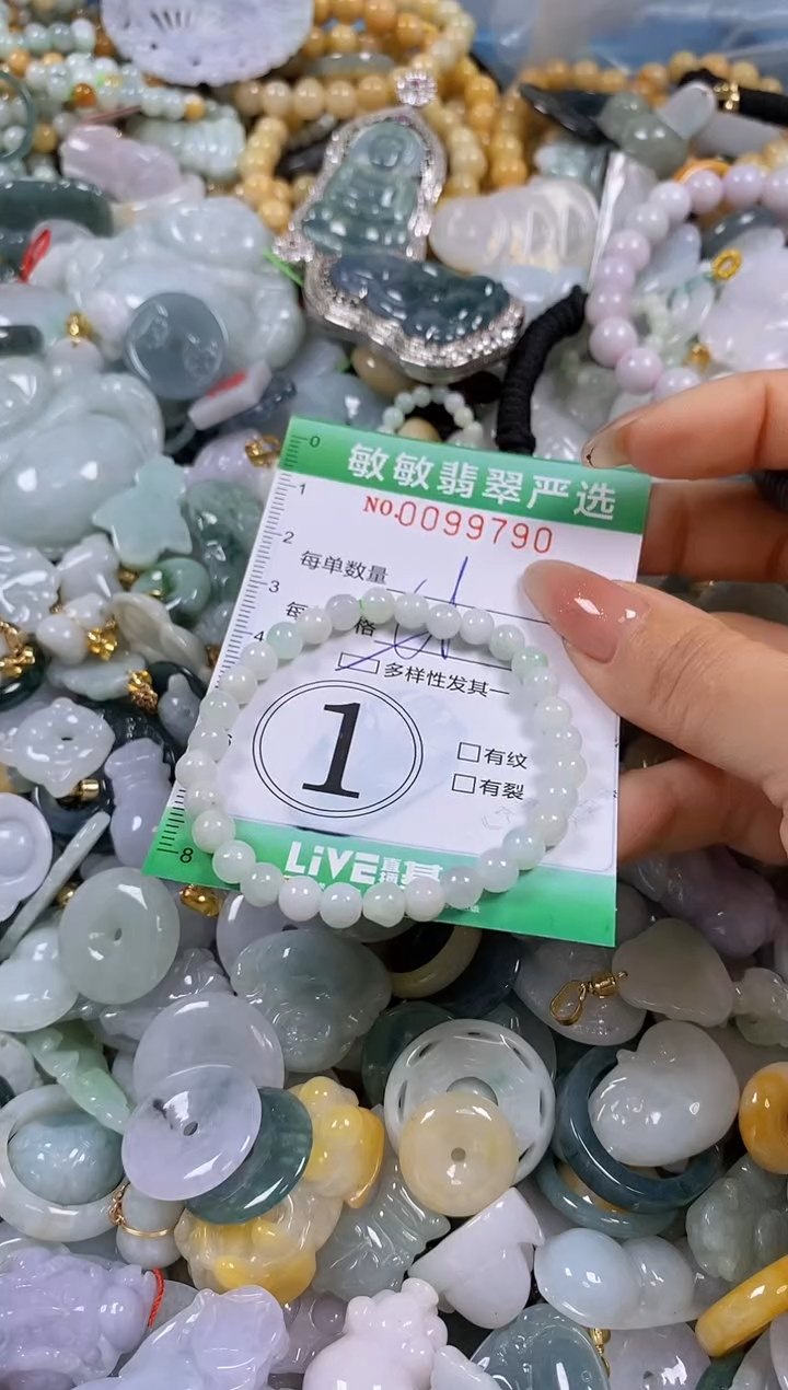 【闪购商品】翡翠颈饰未镶嵌闪购0099790多样性发其一