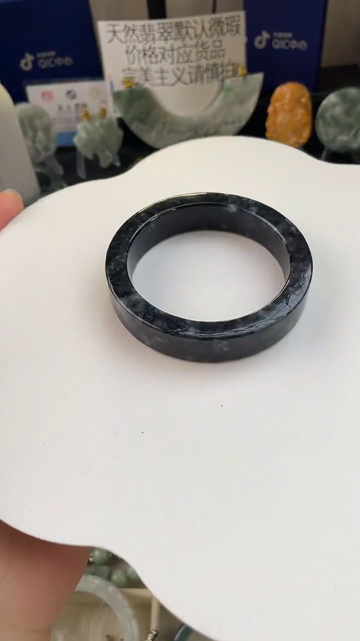 未镶嵌手链翡翠福**禧手工定制默认微瑕主播介绍为准
