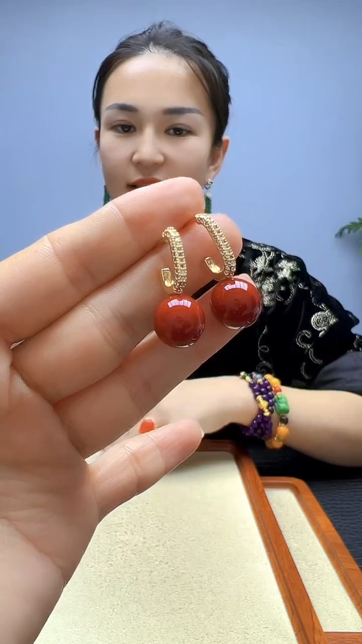 无非金属高货diy劲饰圆珠耳针