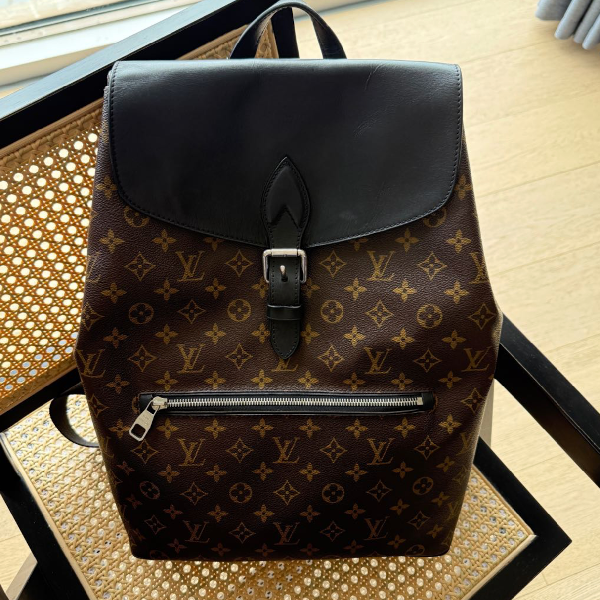99新 LouisVuitton/路易威登 Palk 老花双肩包