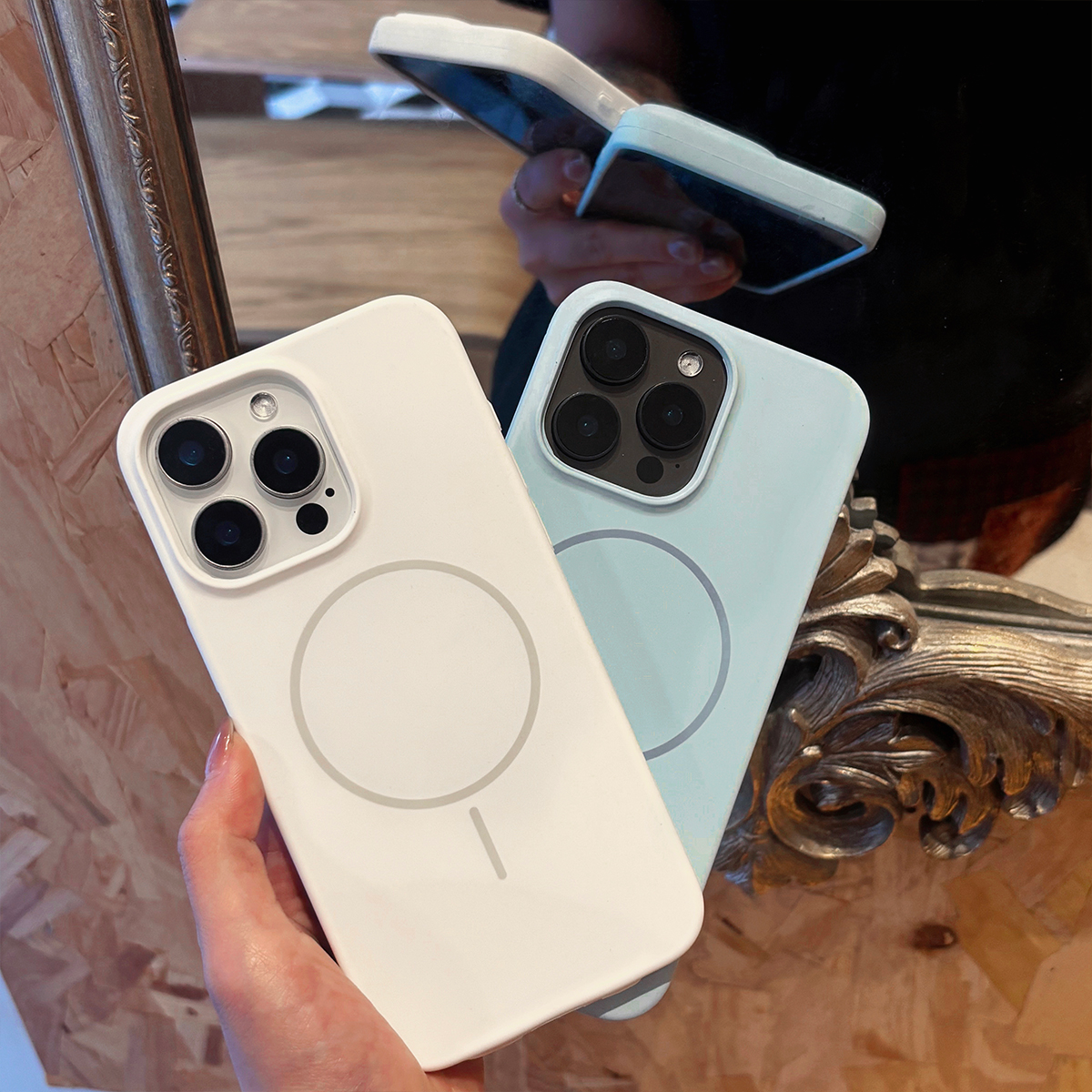 真液态硅胶磁吸手机壳适用苹果16ProMax肤感简约全包保护壳15/14