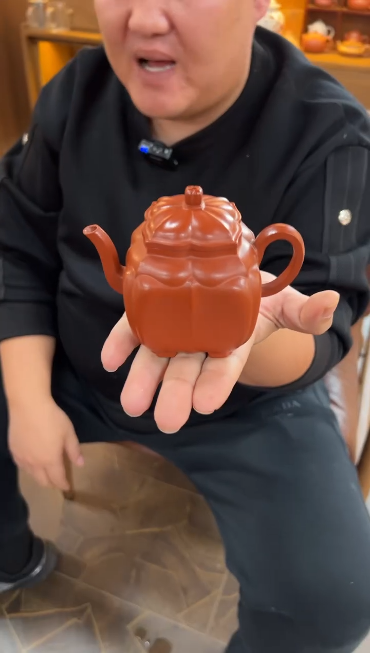【闪购商品】紫砂茶壶【头哥手工壶】四方宝菱