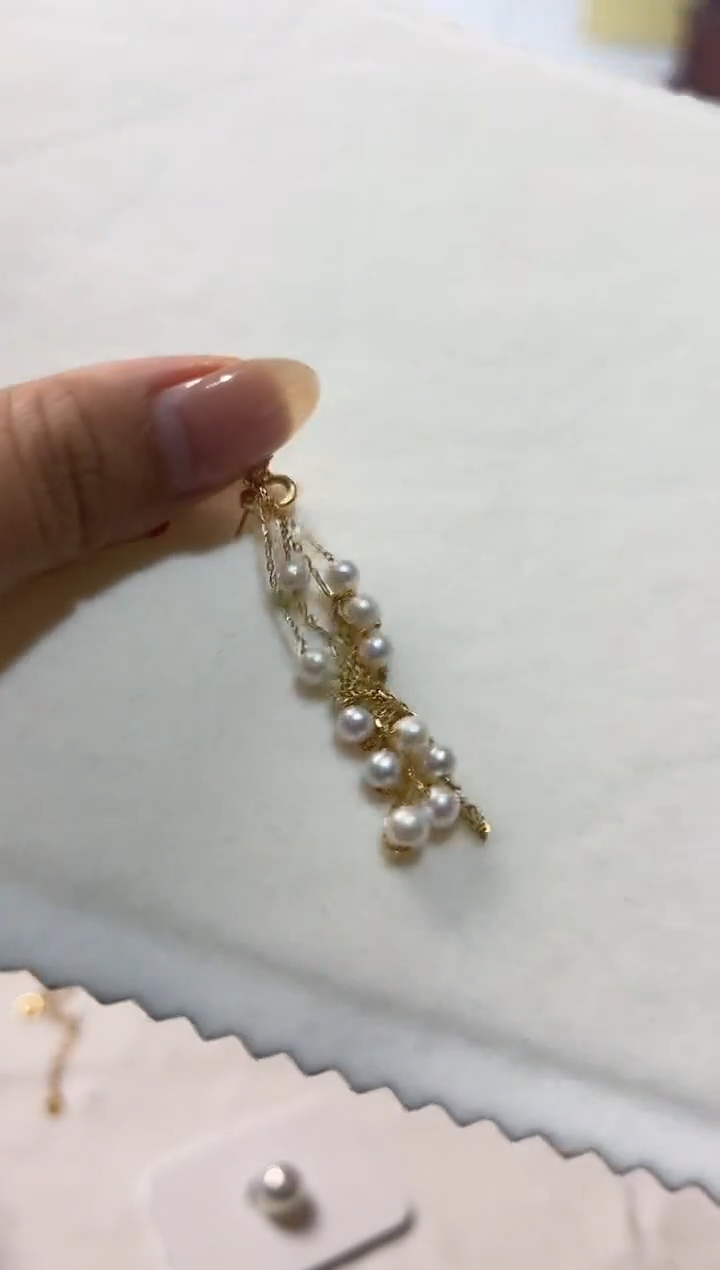 银S925镶嵌项链淡水珍珠4