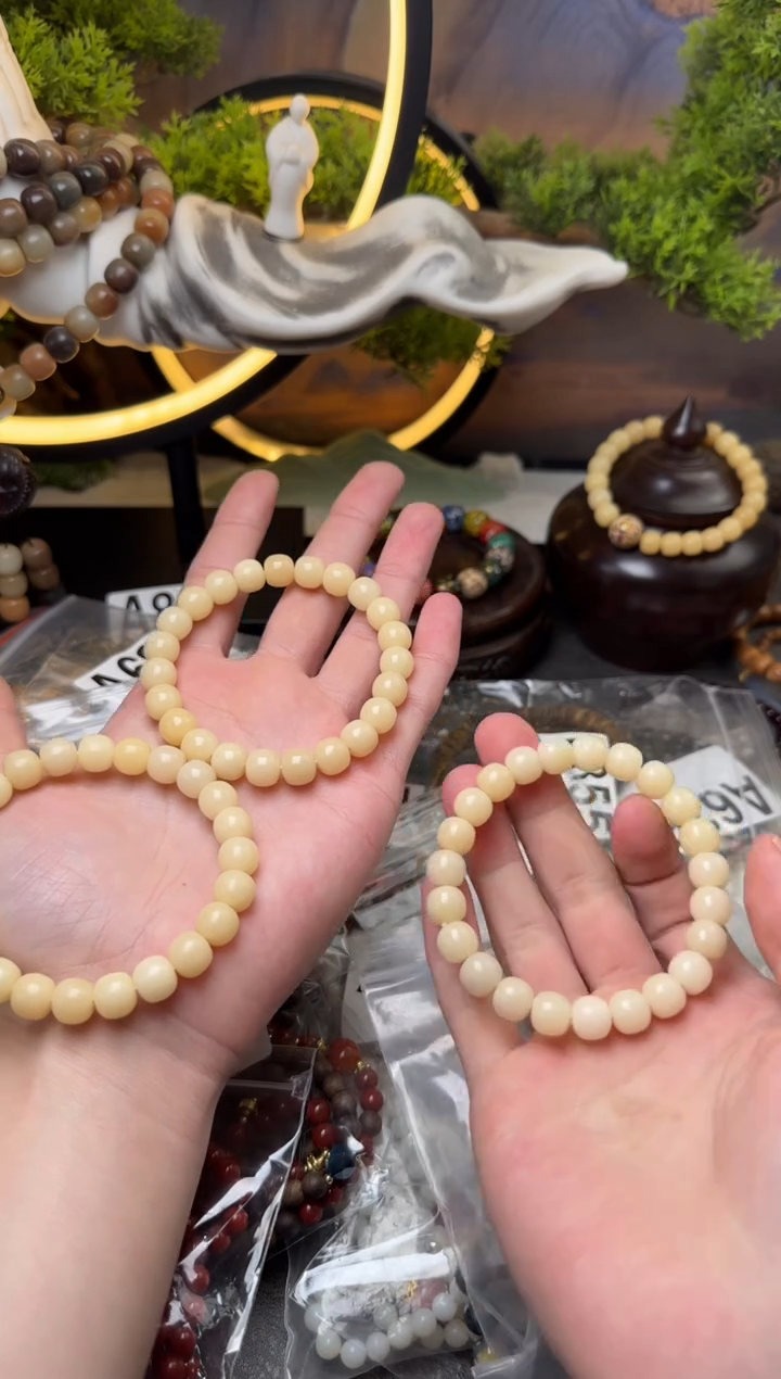【闪购商品】菩提根/象牙果手串A891菩提干磨素圈09