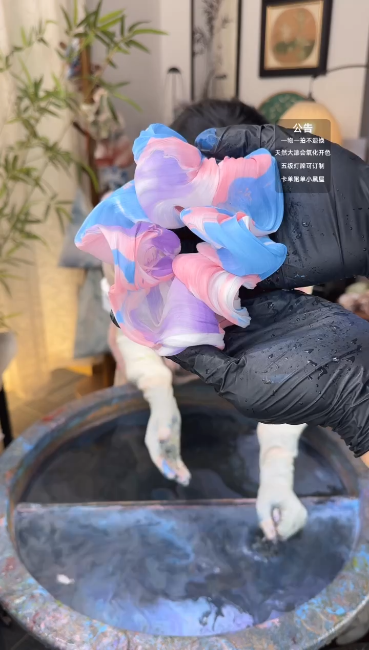 17 蓝紫粉 大贝壳