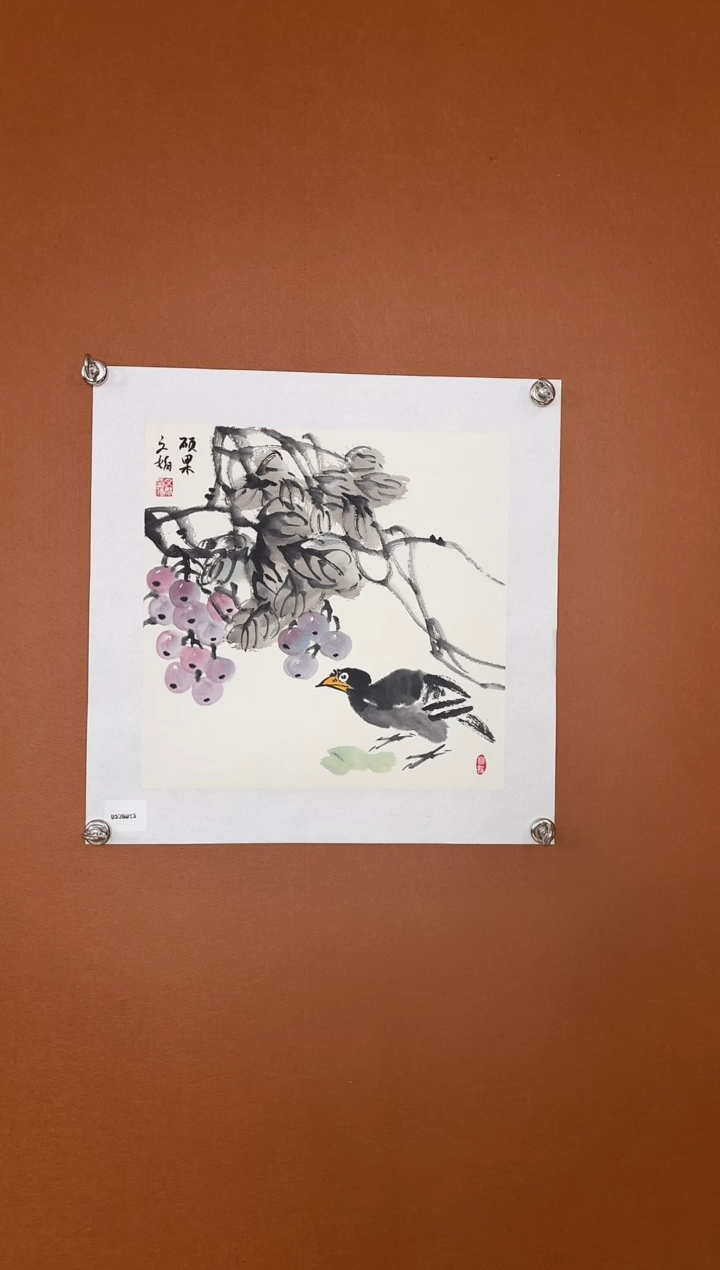 【闪购商品】国画师文娟老师作品花鸟一平尺