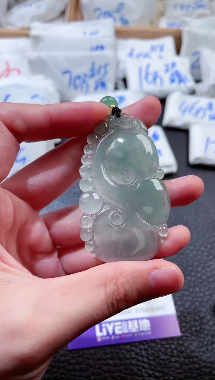 翡翠未镶嵌颈饰00000880