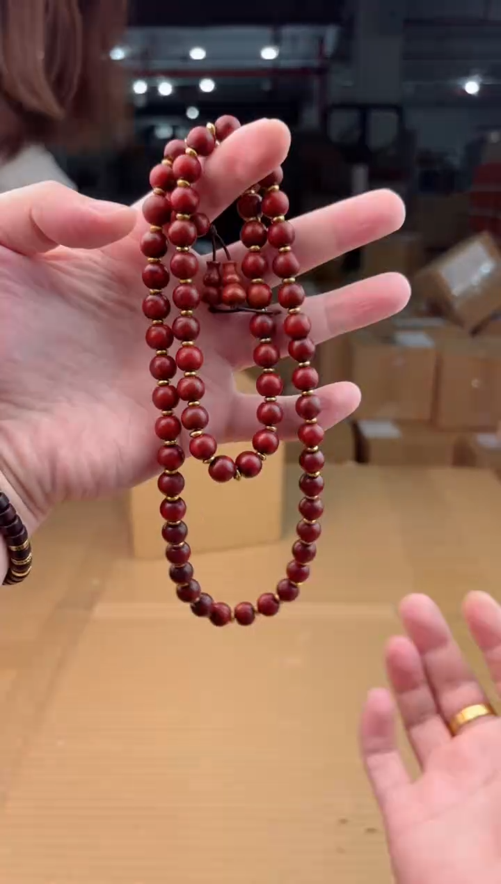 禧一文玩木作类材质手串无礼盒