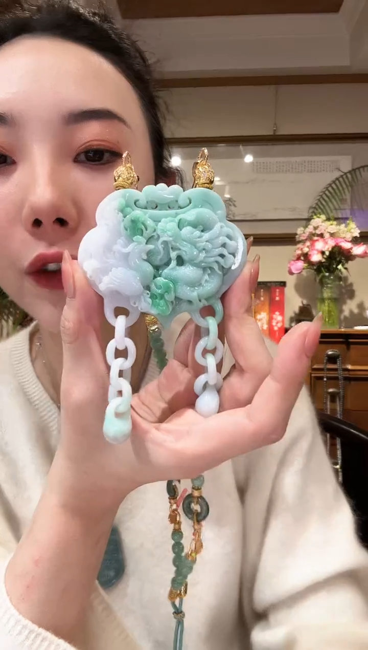 【闪购商品】翡翠颈饰未镶嵌国风