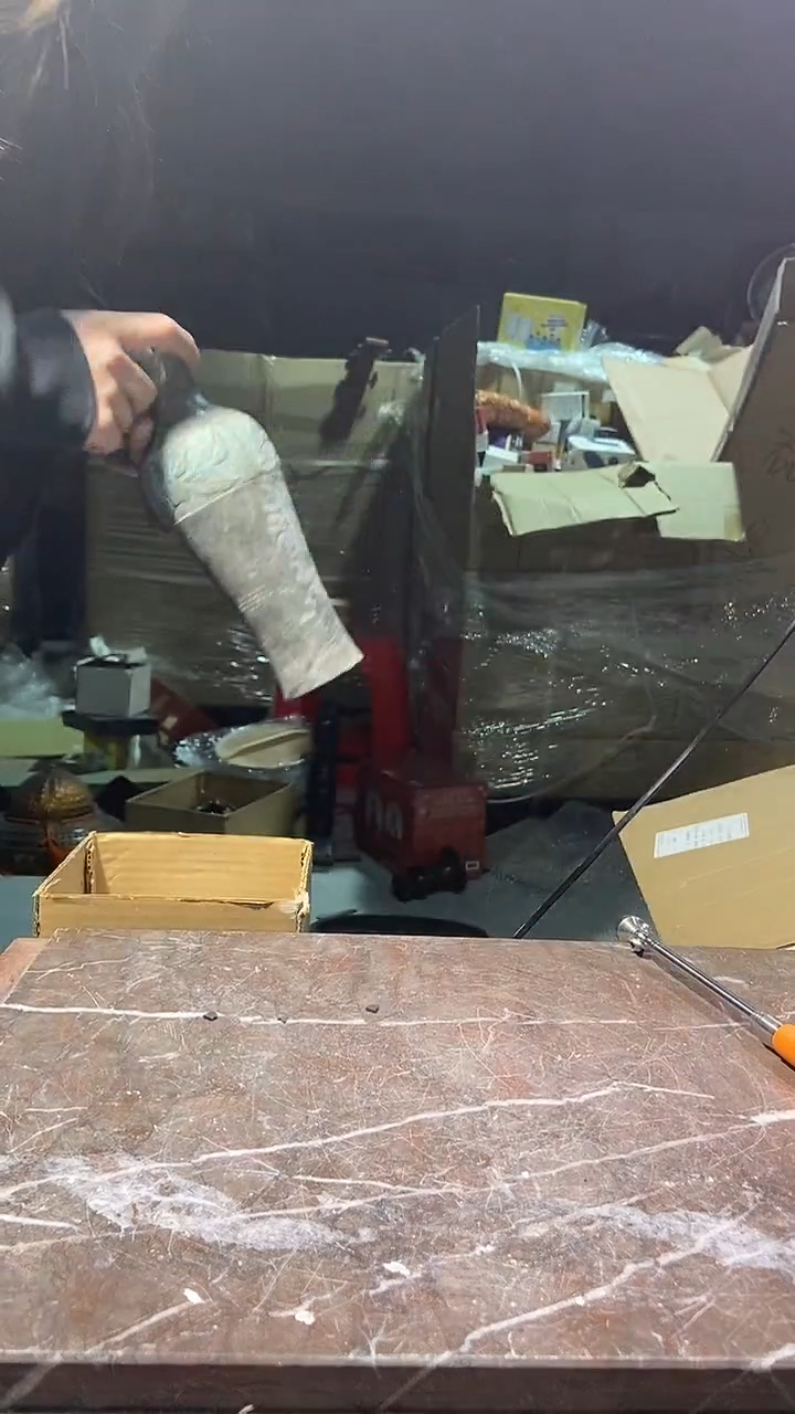 350中古美术工艺品铜花瓶