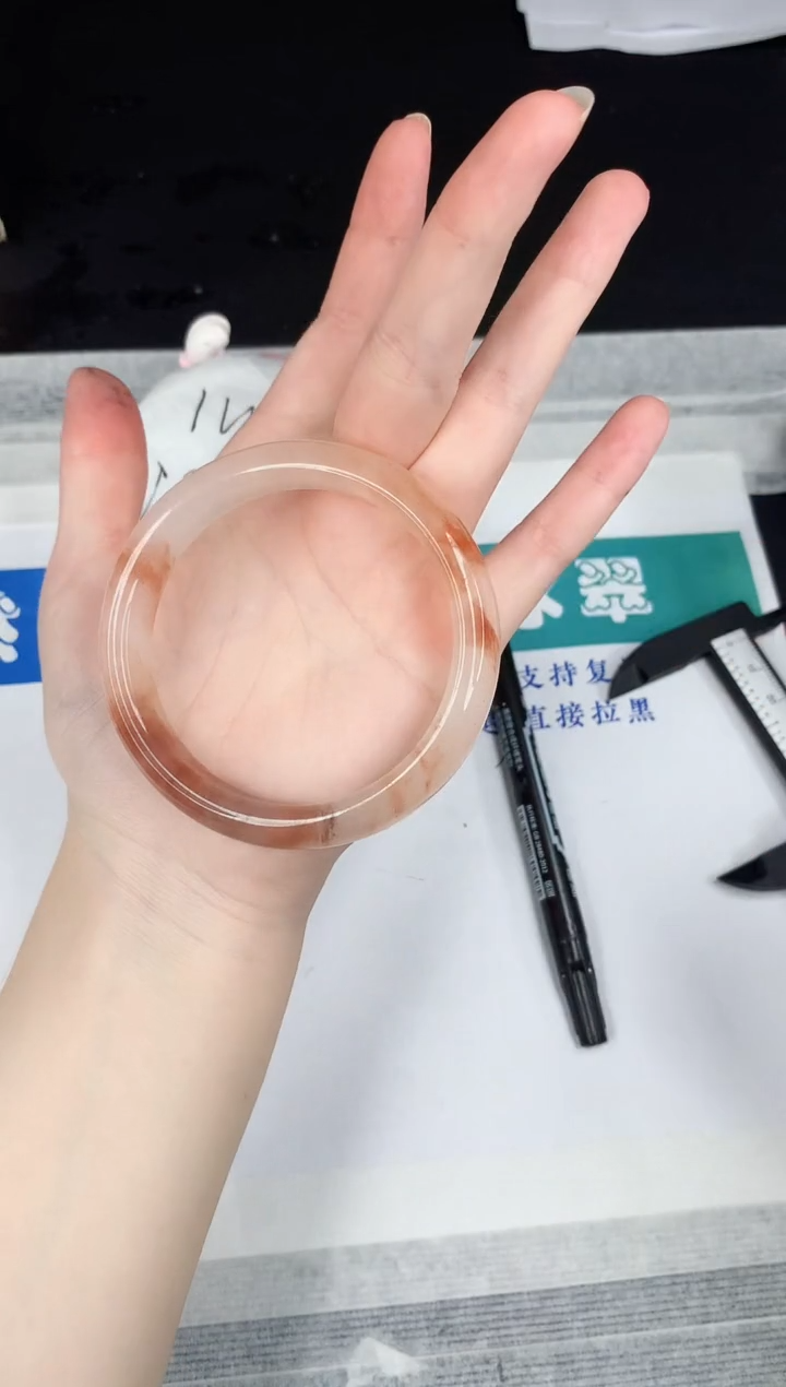 石英质玉手镯未镶嵌H110-56+