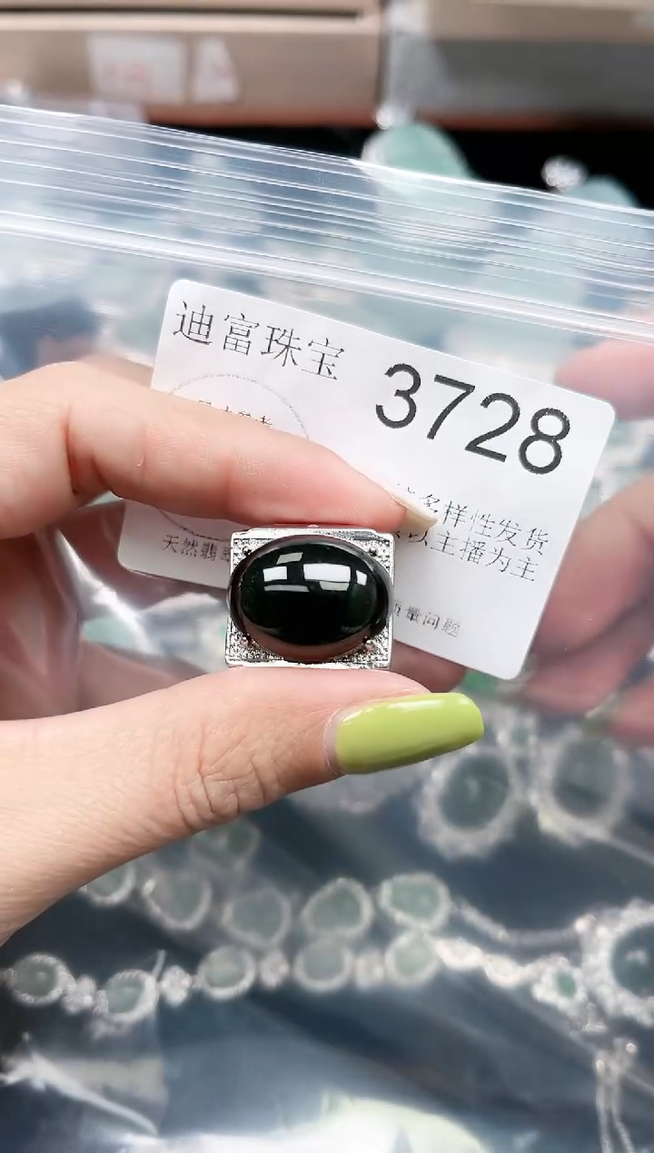 【闪购商品】翡翠颈饰未镶嵌赠皮绳3728