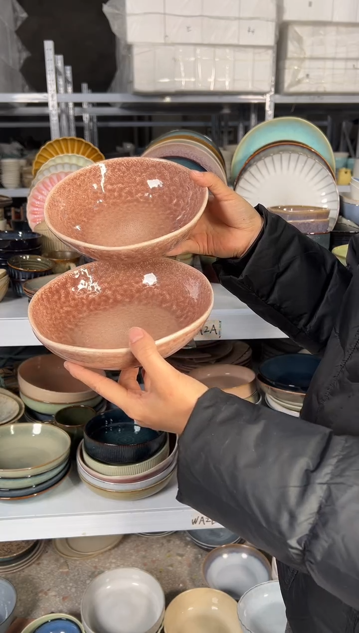 陶瓷外贸尾货瑕疵满20包邮X2 菜碗