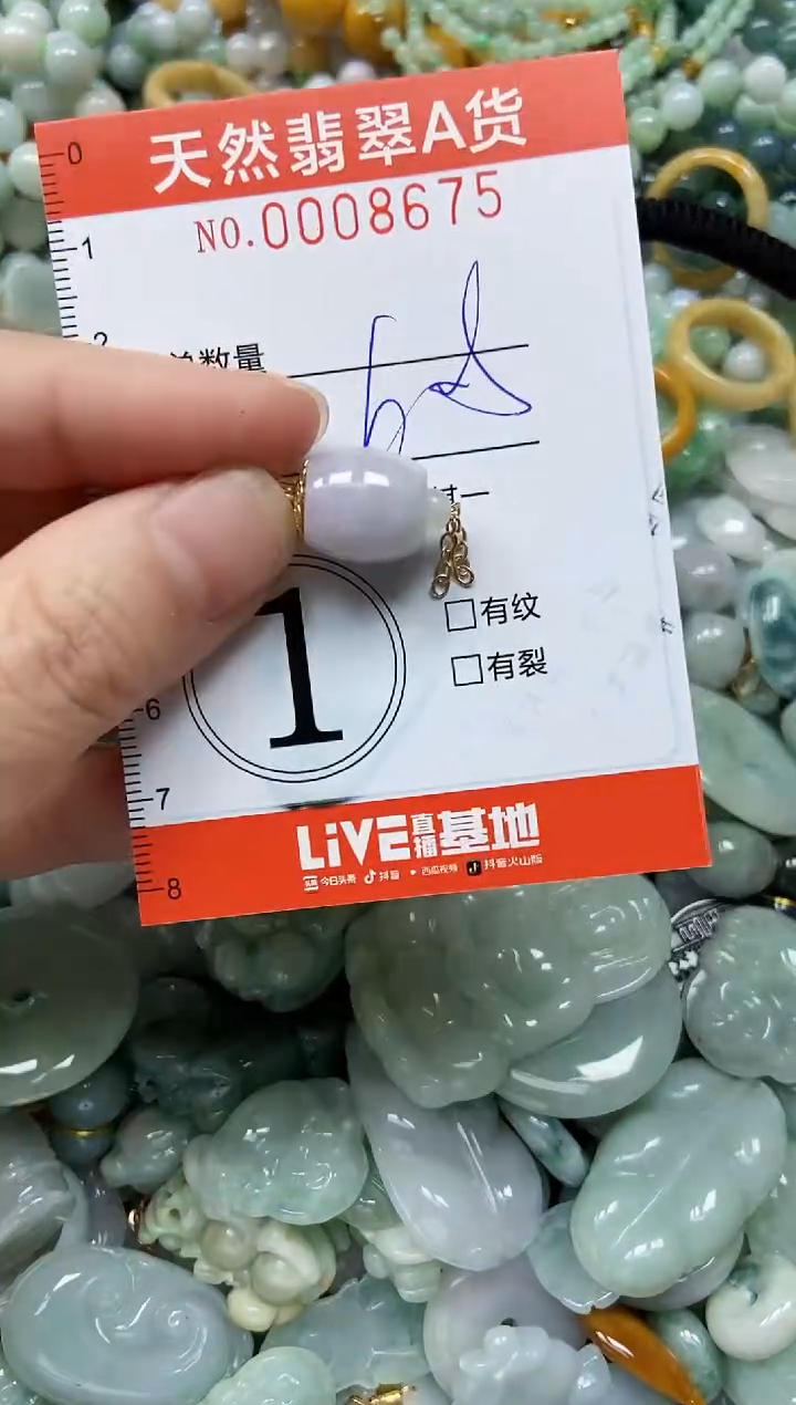 翡翠未镶嵌颈饰闪购0008675