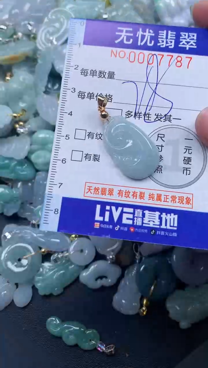 颈饰未镶嵌翡翠7787