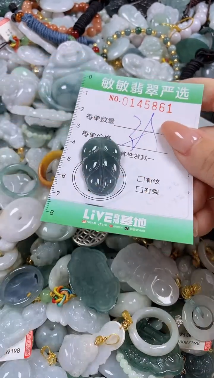 【闪购商品】翡翠未镶嵌颈饰闪购0145861多样性发其一