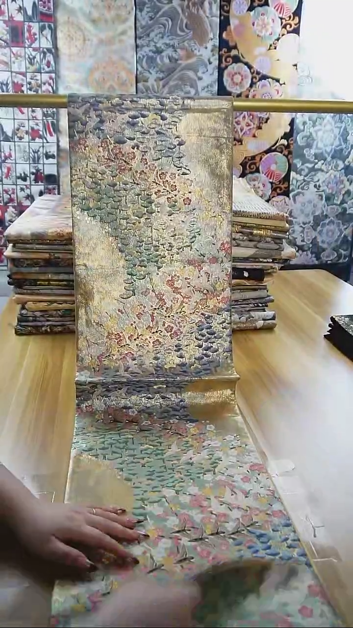【闪购商品】织绣织锦25六通花鸟