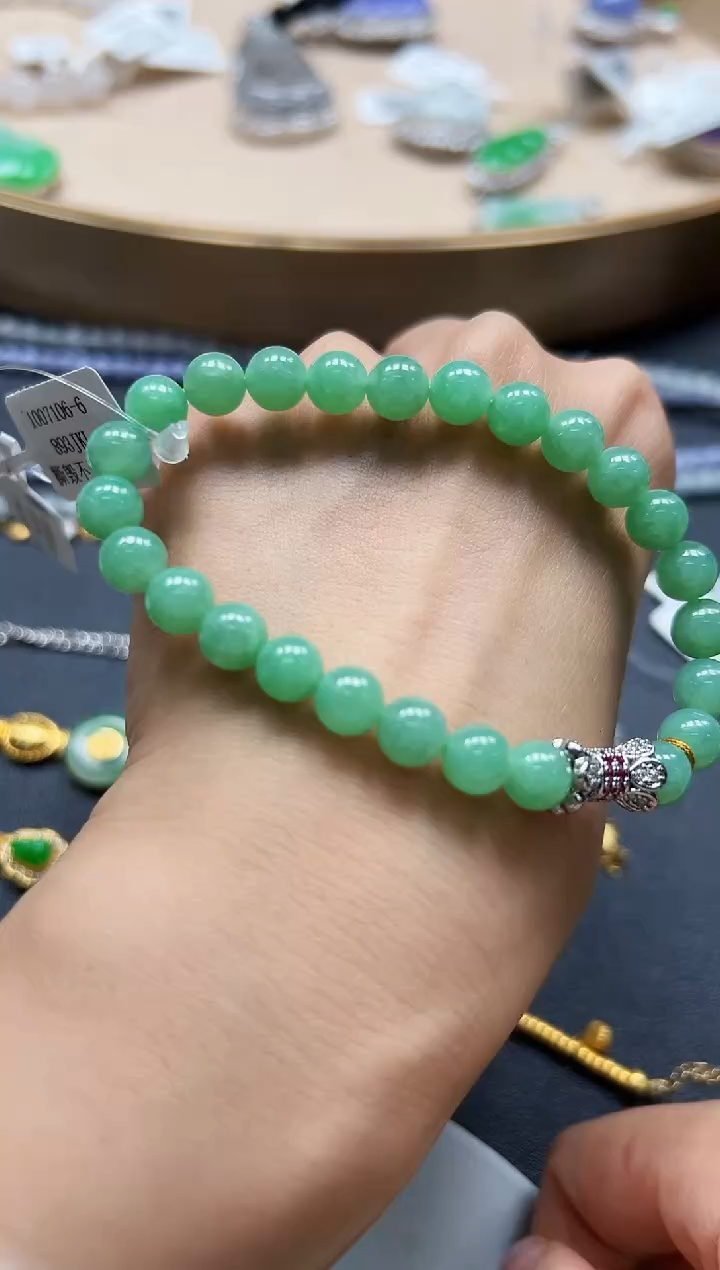 合金手链翡翠KDF1009-010