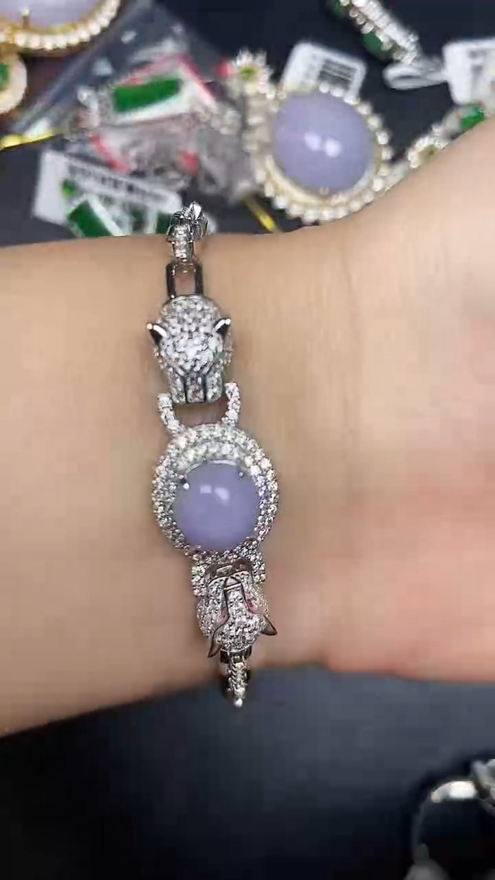 银S925镶嵌戒指翡翠2310