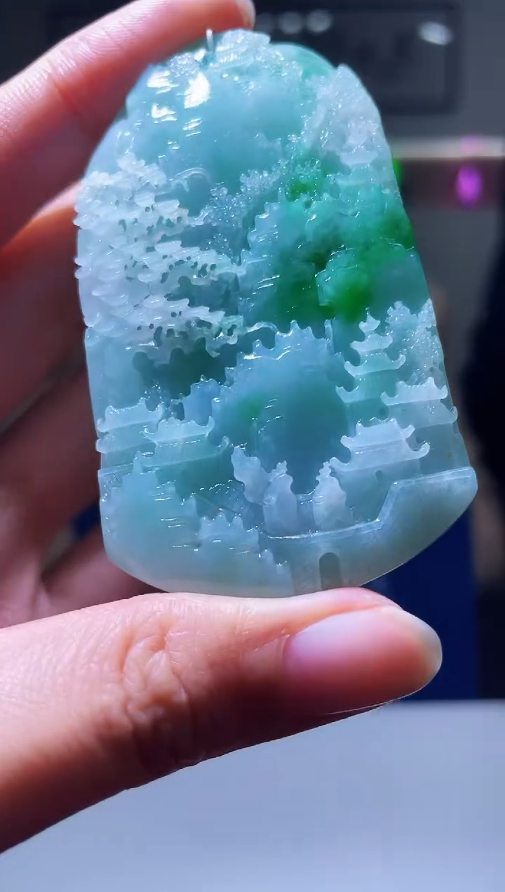 【闪购商品】翡翠颈饰未镶嵌M-@@HJZA022195