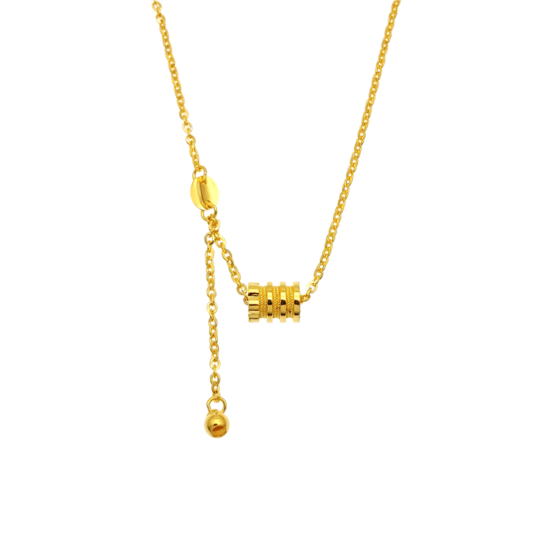 【梦金园】足金亿纯99999点睛系列时尚百搭小蛮腰套链