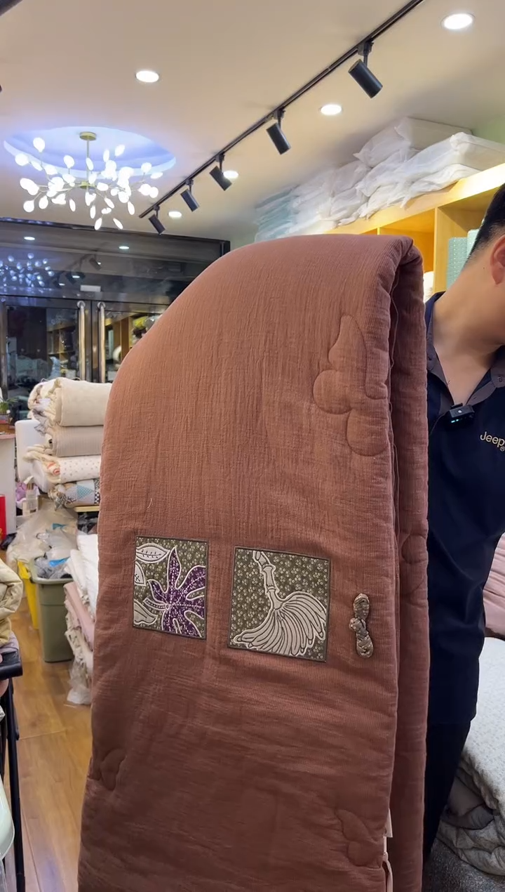 棉朱砂红 春秋被   320