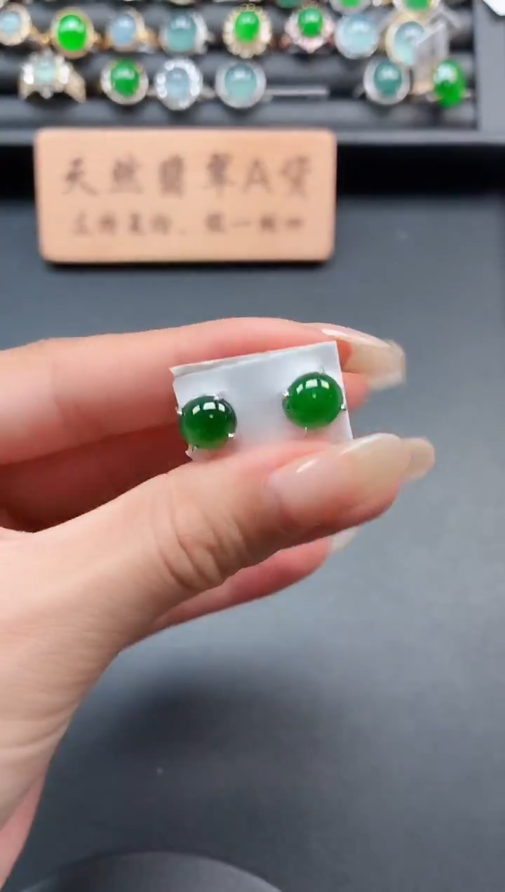银S925镶嵌戒指翡翠1111