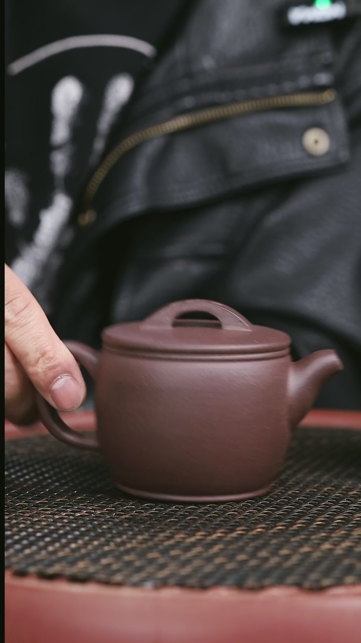 【闪购商品】紫砂高砂老紫泥汉瓦200CC