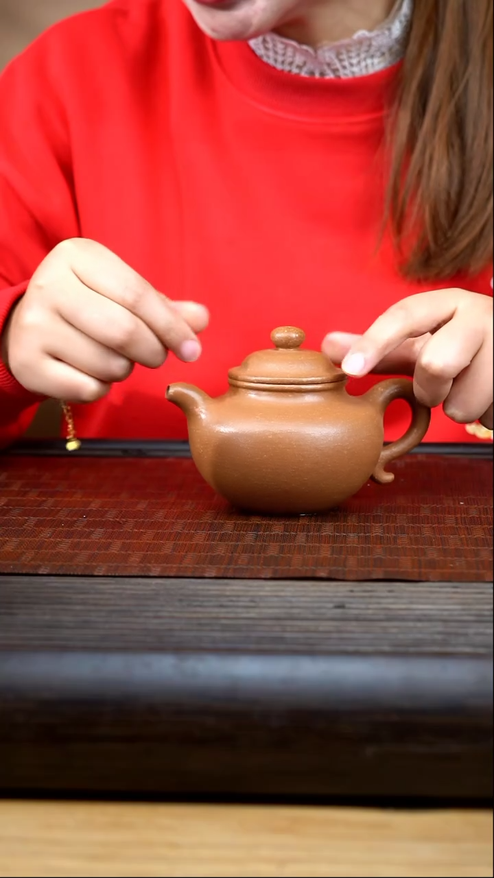 【闪购商品】紫砂茶壶lcm 黄降坡 莲子 微瑕不退不换