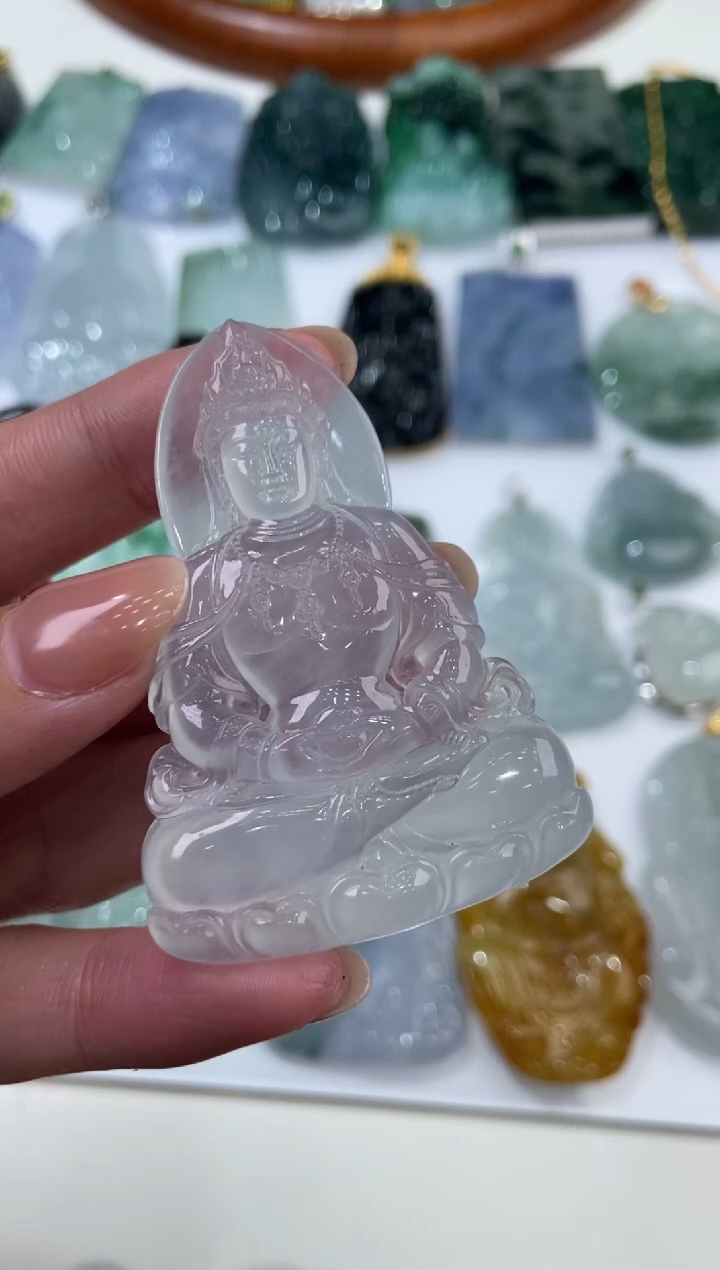 【闪购商品】翡翠未镶嵌颈饰1              