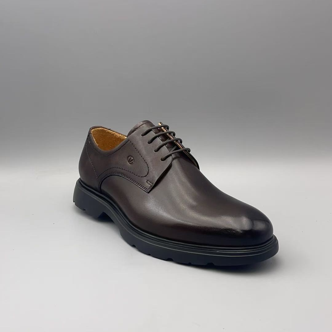 （孤品微瑕介意勿拍）新款轻质厚底系带男士皮鞋休闲鞋 789