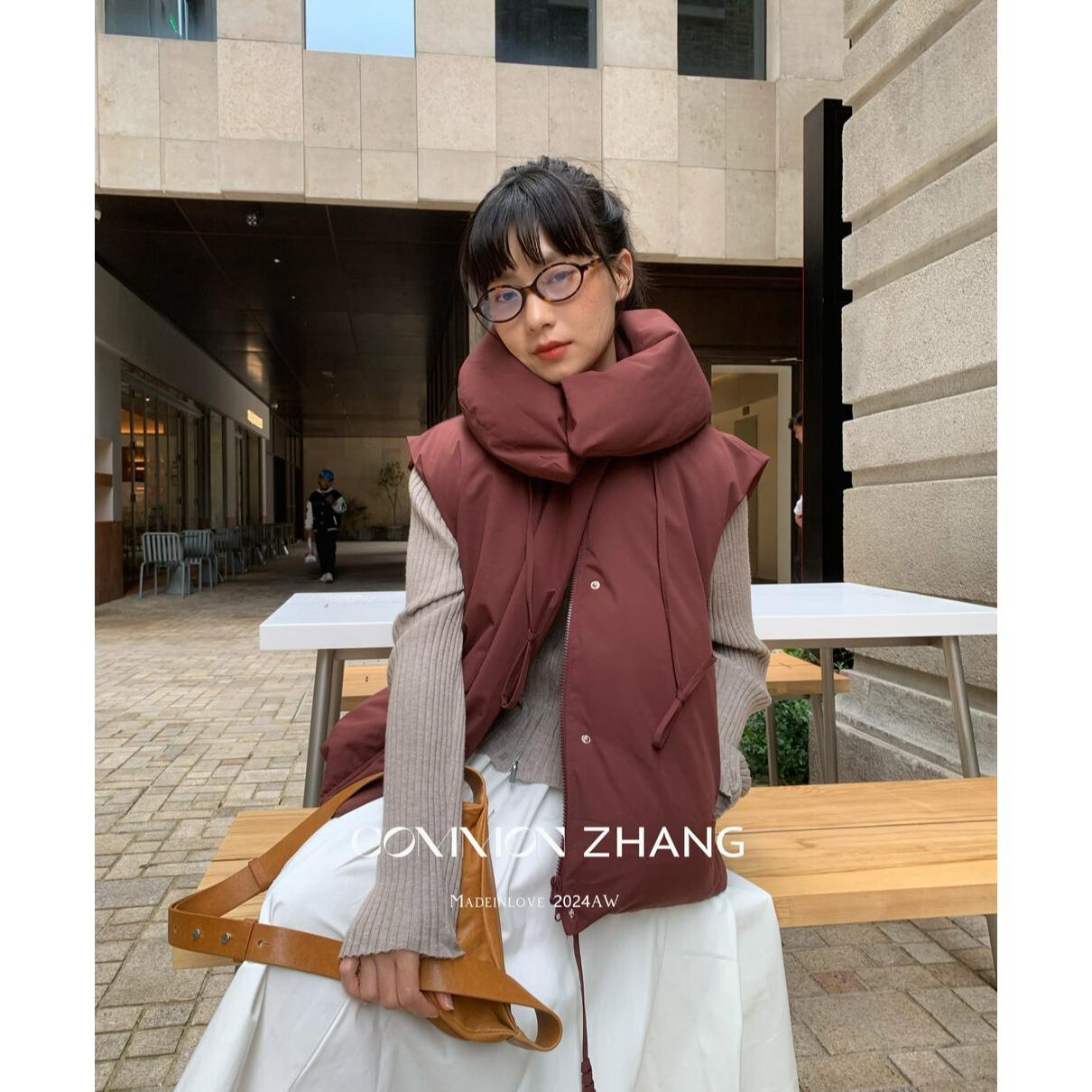 十三行CZ-冬季福秒立领宽松万搭棉服马甲#B48103