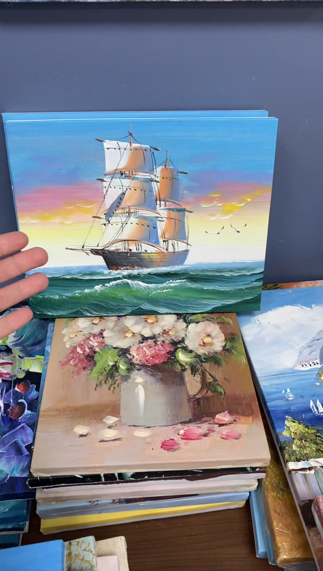 【闪购商品】手工手绘精品油画20+25