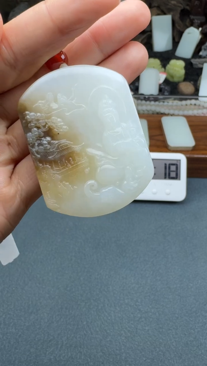 【闪购商品】和田玉颈饰未镶嵌开心