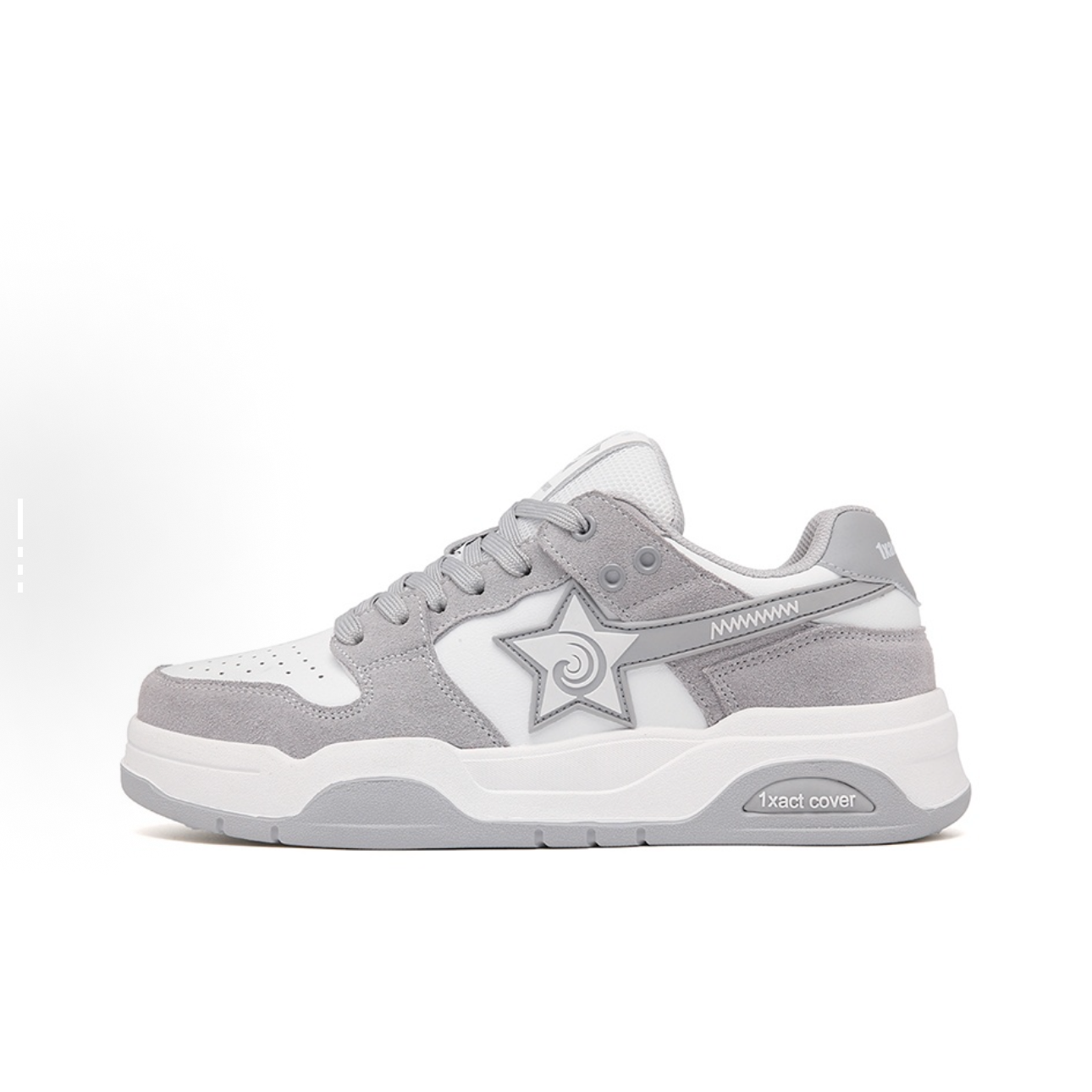 1xact cover 男款舒适休闲柔软简约低帮板鞋星星-0088[小薇]